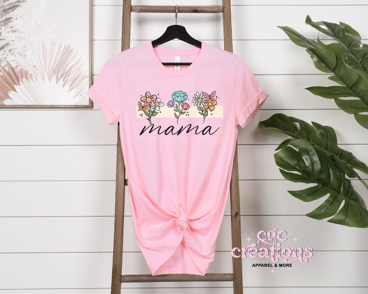 Floral Mama, Nana, Grandma, Aunt Etc. T-Shirt