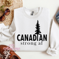 Canadian Strong Af Crewneck Sweatshirt