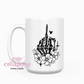 Pretty Middle Finger Mug 15oz Coffee Mug