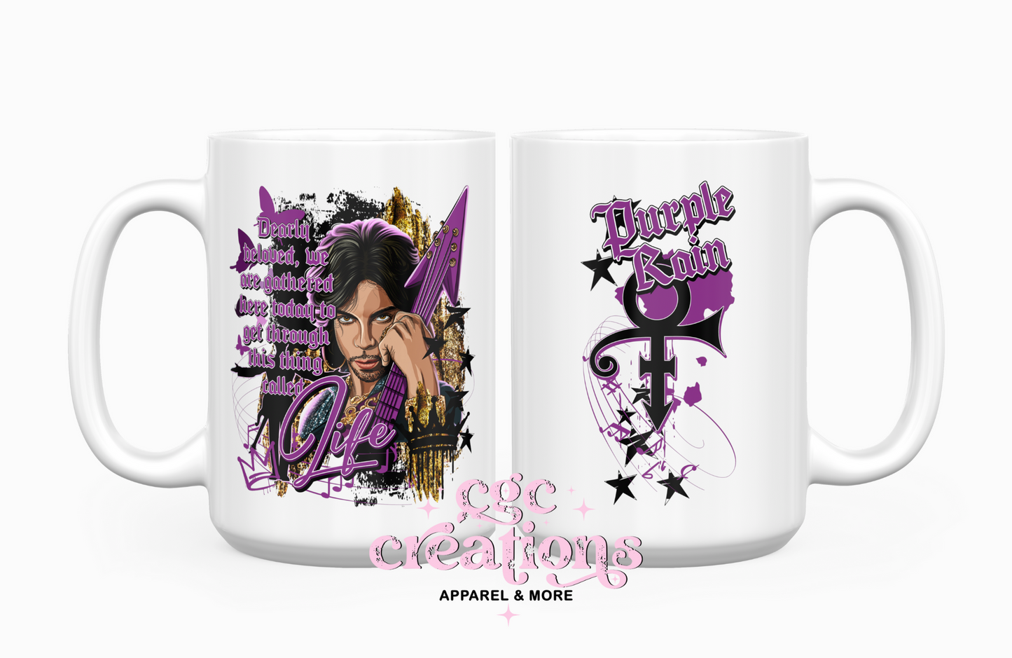 Purple Rain 15oz Ceramic Coffee Mug