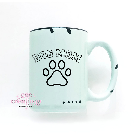 Dog Mom 15oz Ceramic Coffee Mug