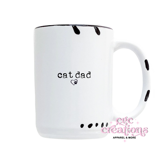 Cat Dad 15oz Ceramic Coffee Mug