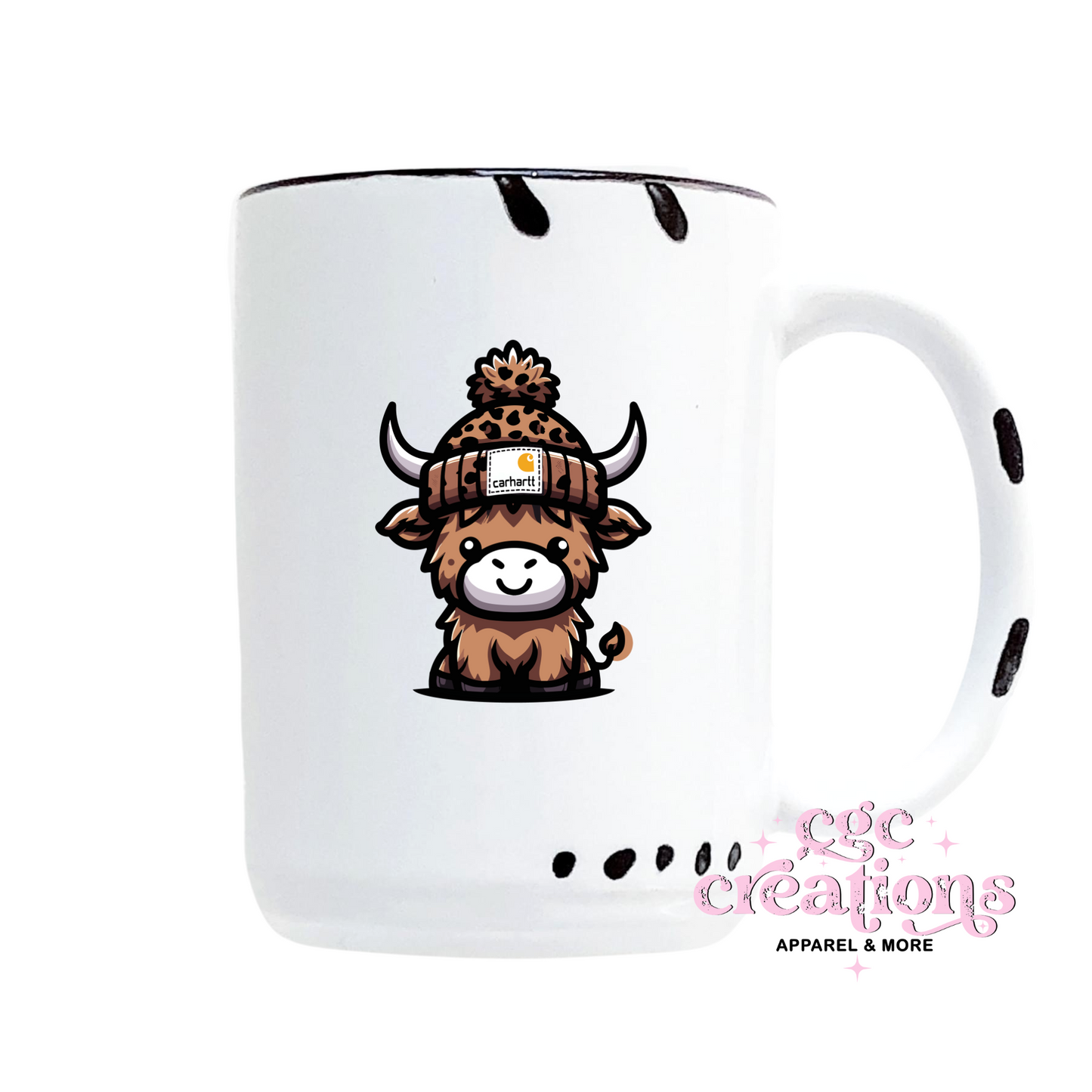 Cute Cow 15oz Ceramic Coffee Mug