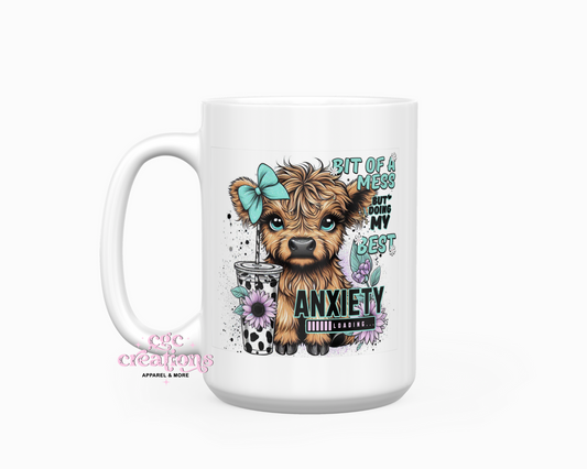 Doing My Best A Bit Of A Mess 15oz Ceramic Coffee Mug