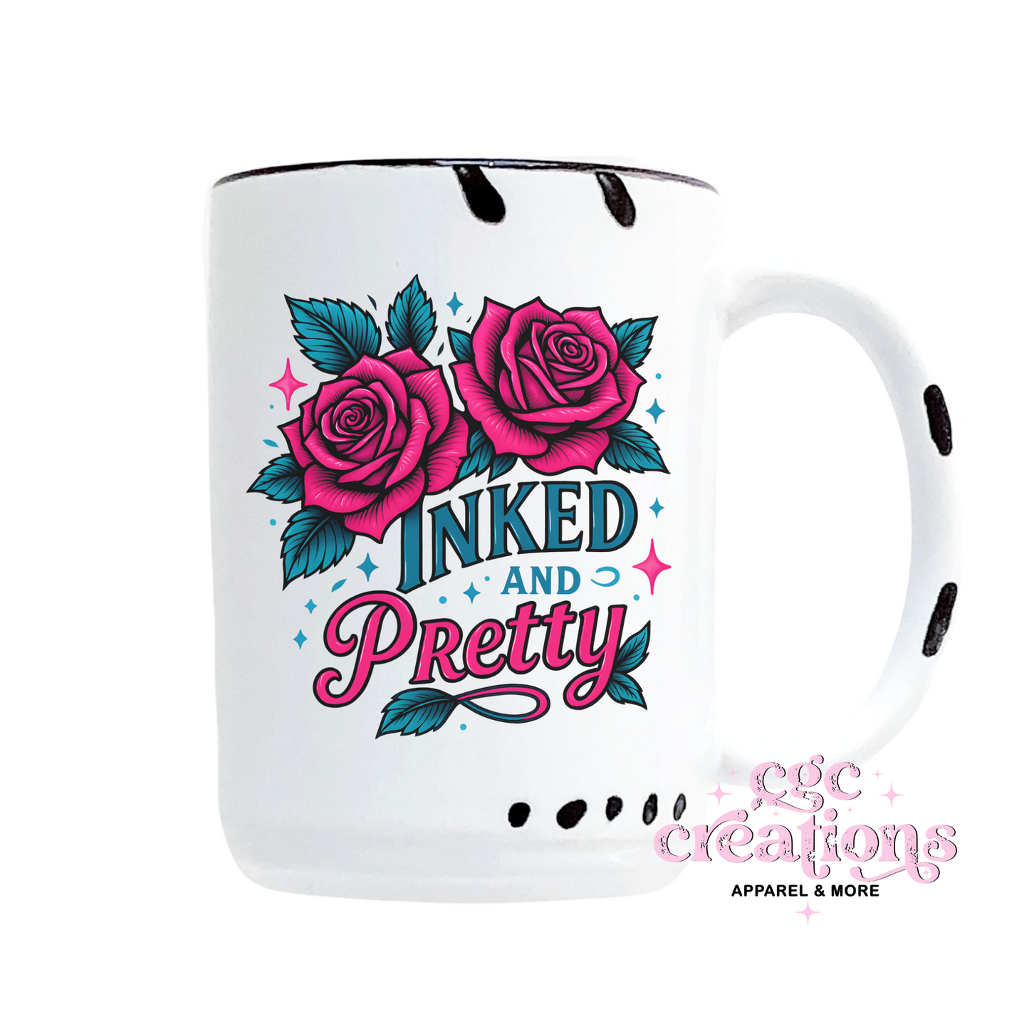 Inked And Pretty 15oz Ceramic Coffee Mug