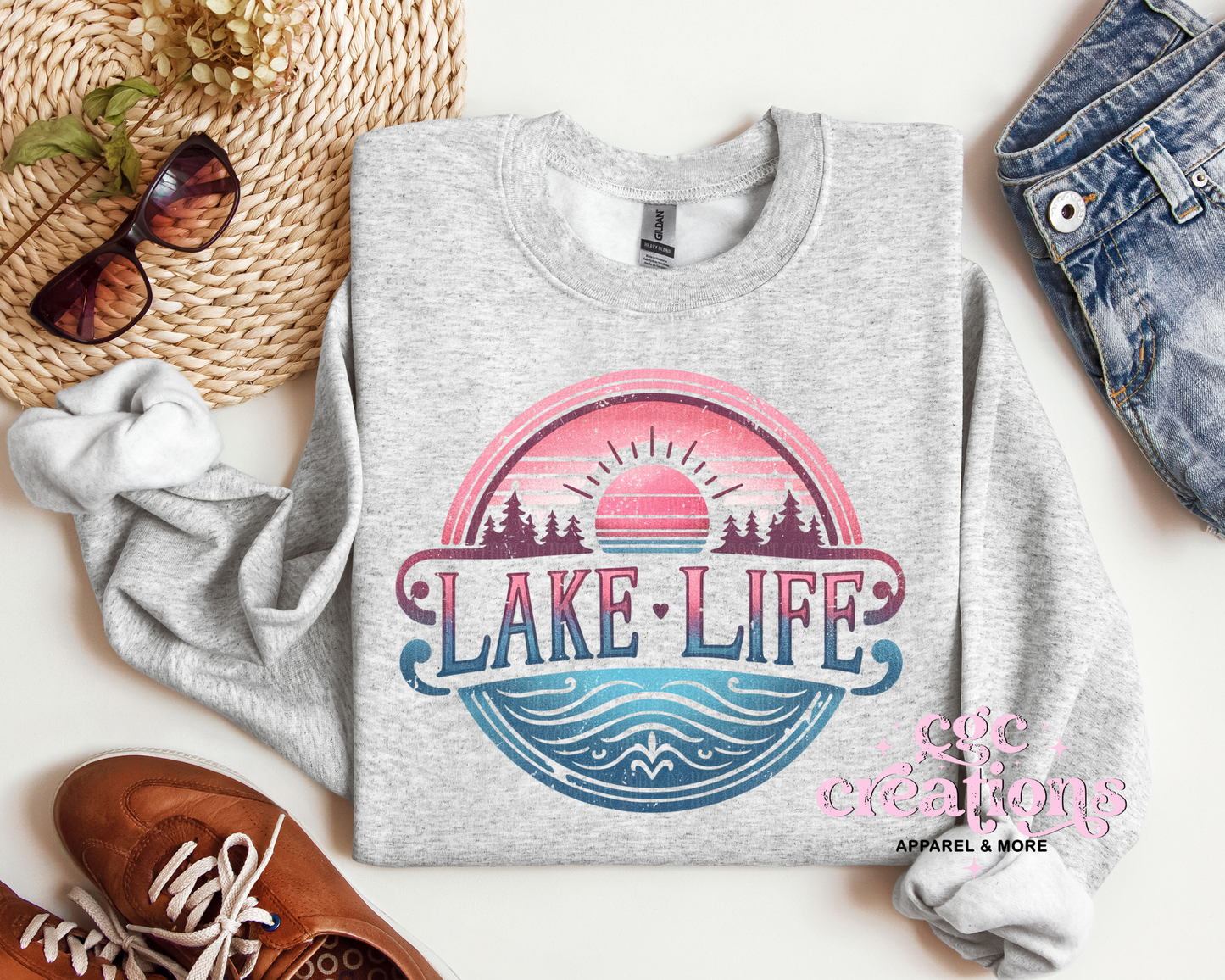 Lake Life Crewneck Sweatshirt