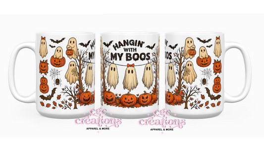 Hangin With My Boos 15oz Ceramic Coffee Mug