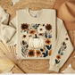 Floral Fall (With Sleeve Design) Crewneck Sweatshirt