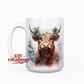 Christmas Cow #2 15oz Ceramic Coffee Mug
