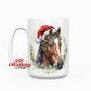 Christmas Horse 15oz Ceramic Coffee Mug
