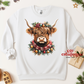Christmas Cow Crewneck Sweatshirt