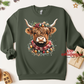 Christmas Cow Crewneck Sweatshirt