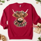 Christmas Cow Crewneck Sweatshirt