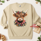 Christmas Cow Crewneck Sweatshirt