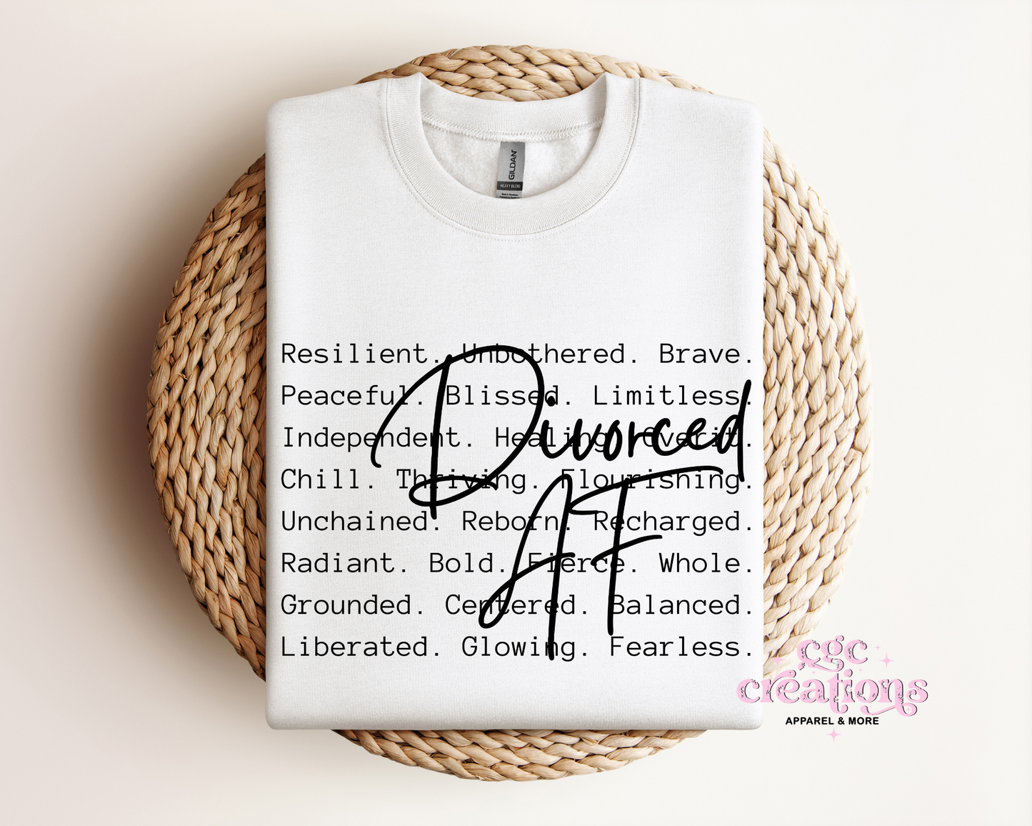 Divorced AF Crewneck Sweatshirt