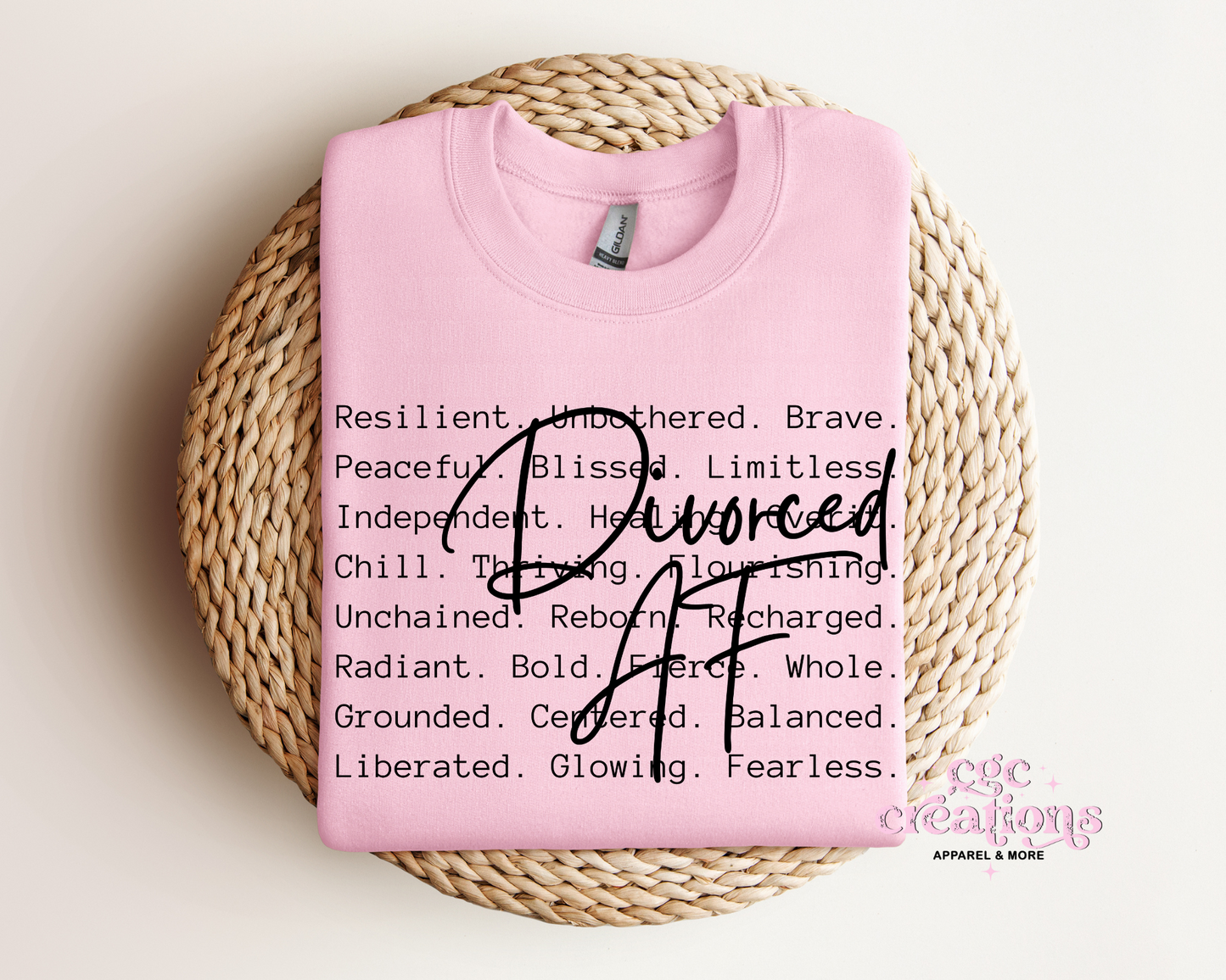 Divorced AF Crewneck Sweatshirt