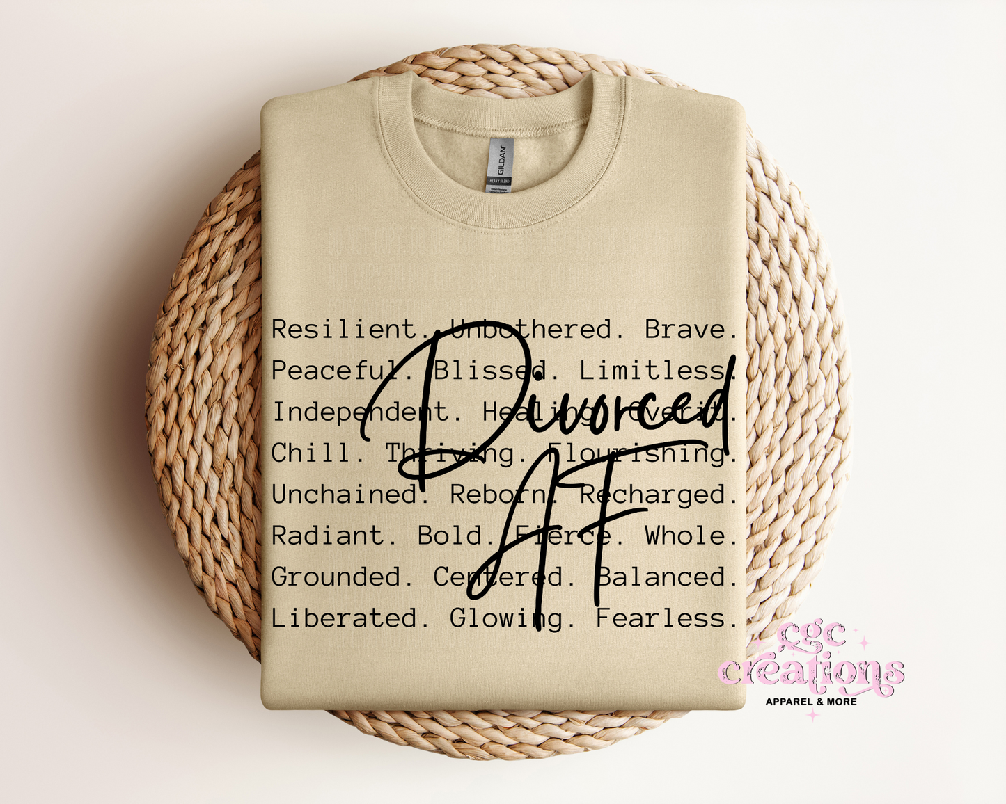 Divorced AF Crewneck Sweatshirt