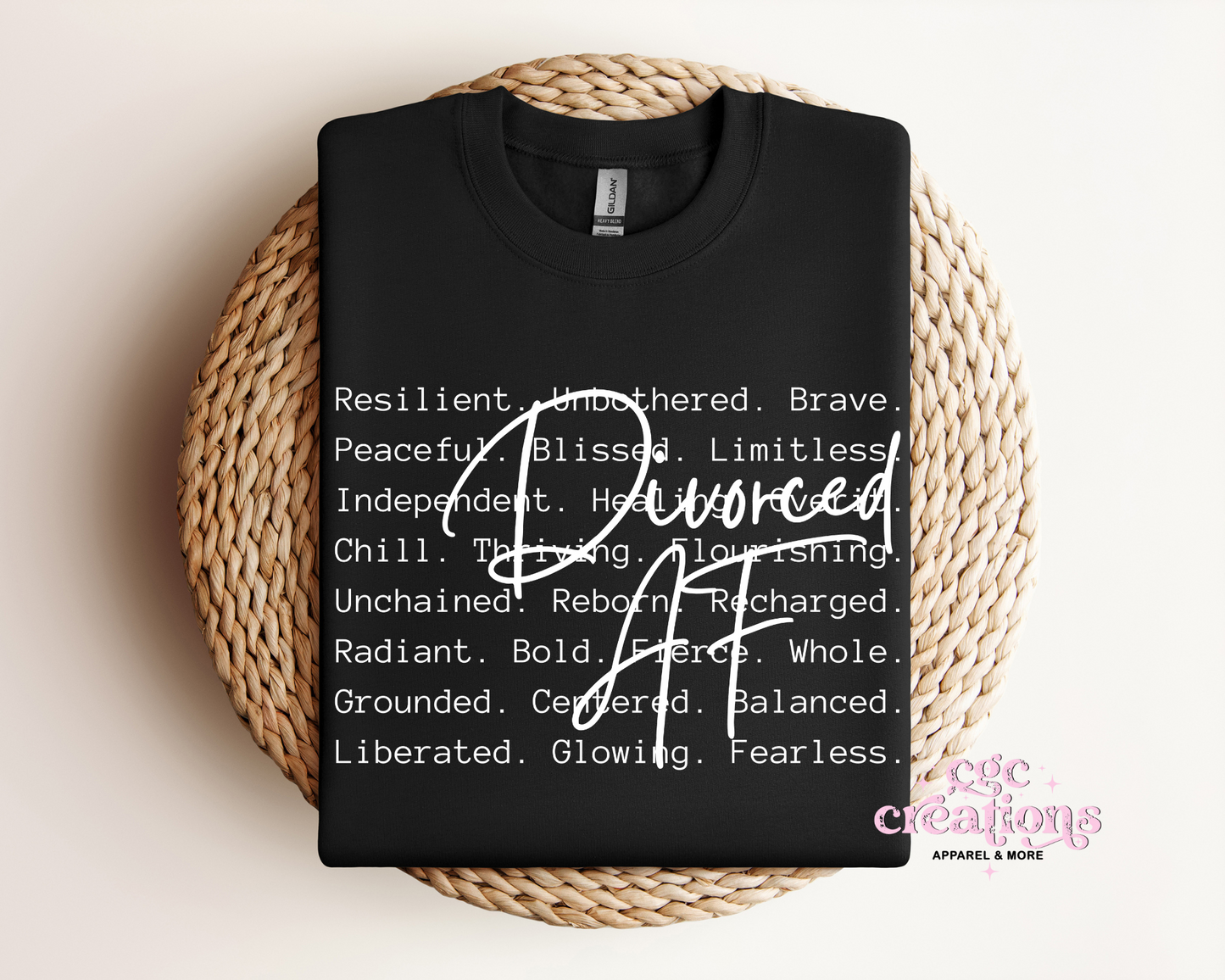 Divorced AF Crewneck Sweatshirt