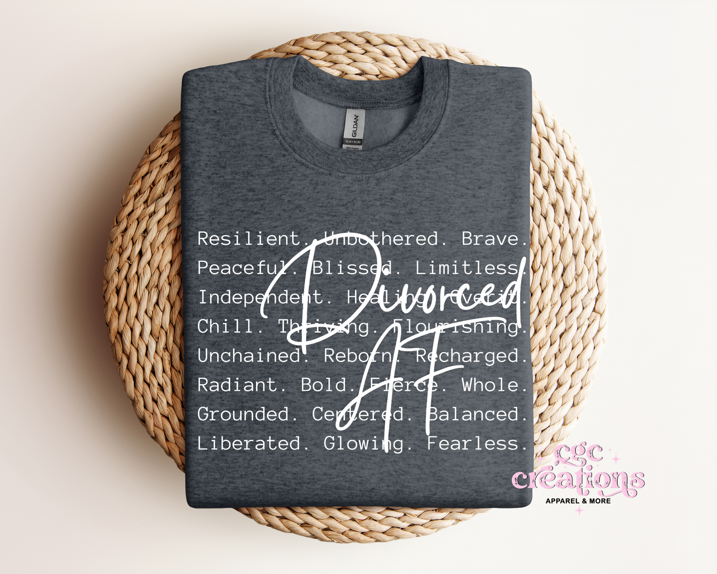 Divorced AF Crewneck Sweatshirt