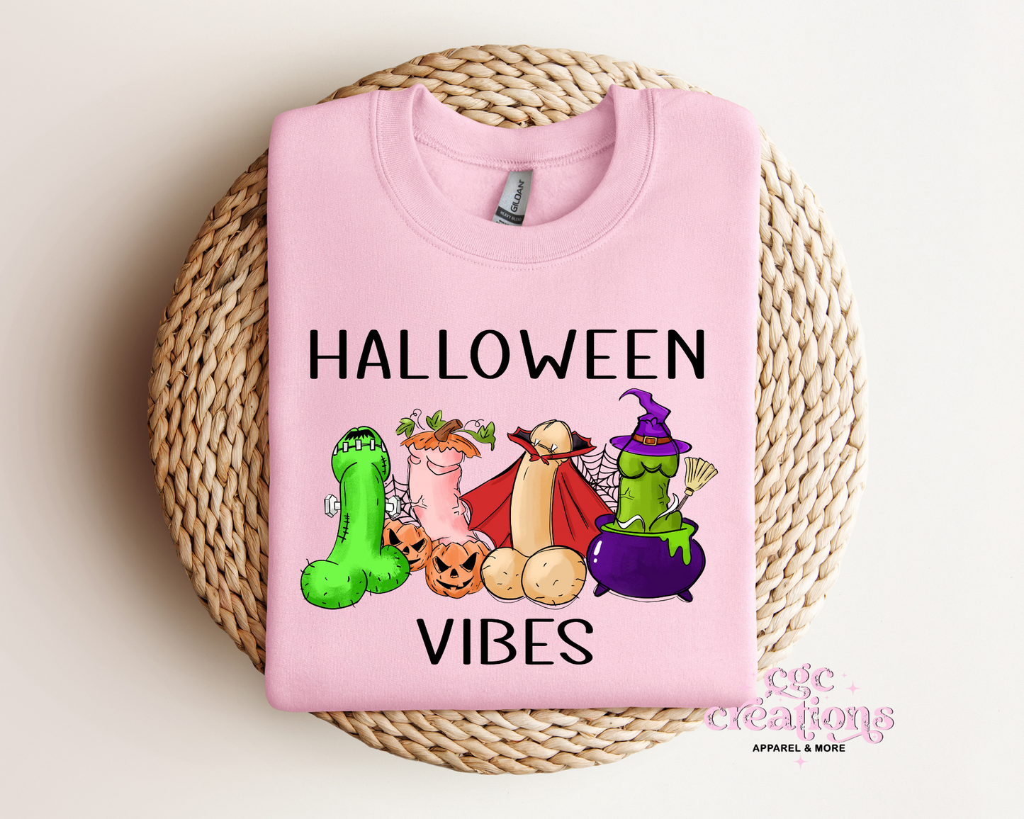 Halloween Vibes Crewneck Sweatshirt