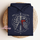 Bleeding Heart Ribcage Hoodie