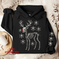 Skellie Deer With Sleeve Design Hoodie