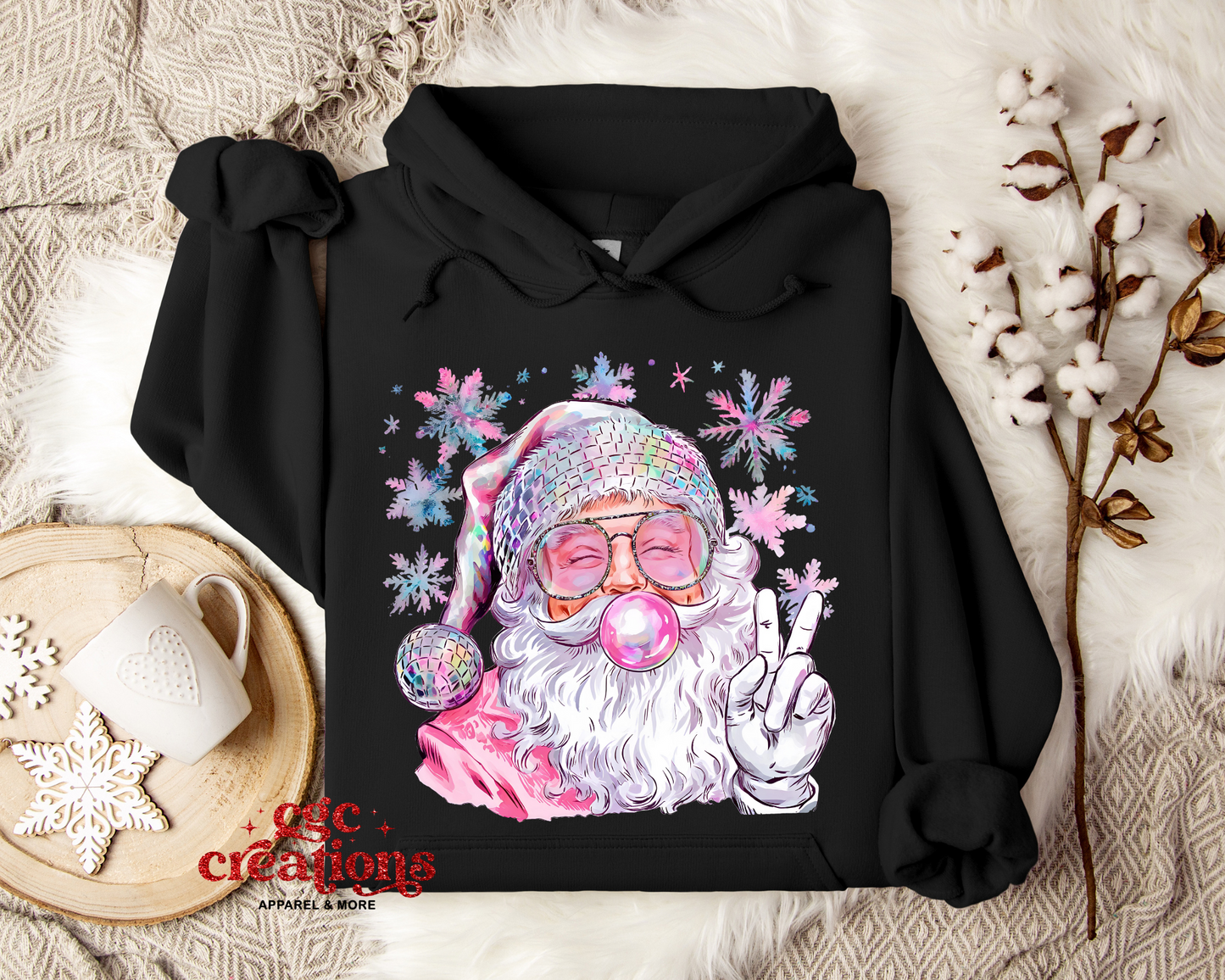 Santa Bubble Hoodie