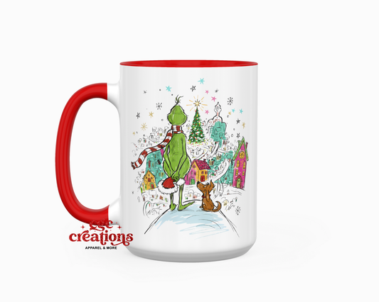 Retro Mean One 15oz Ceramic Coffee Mug