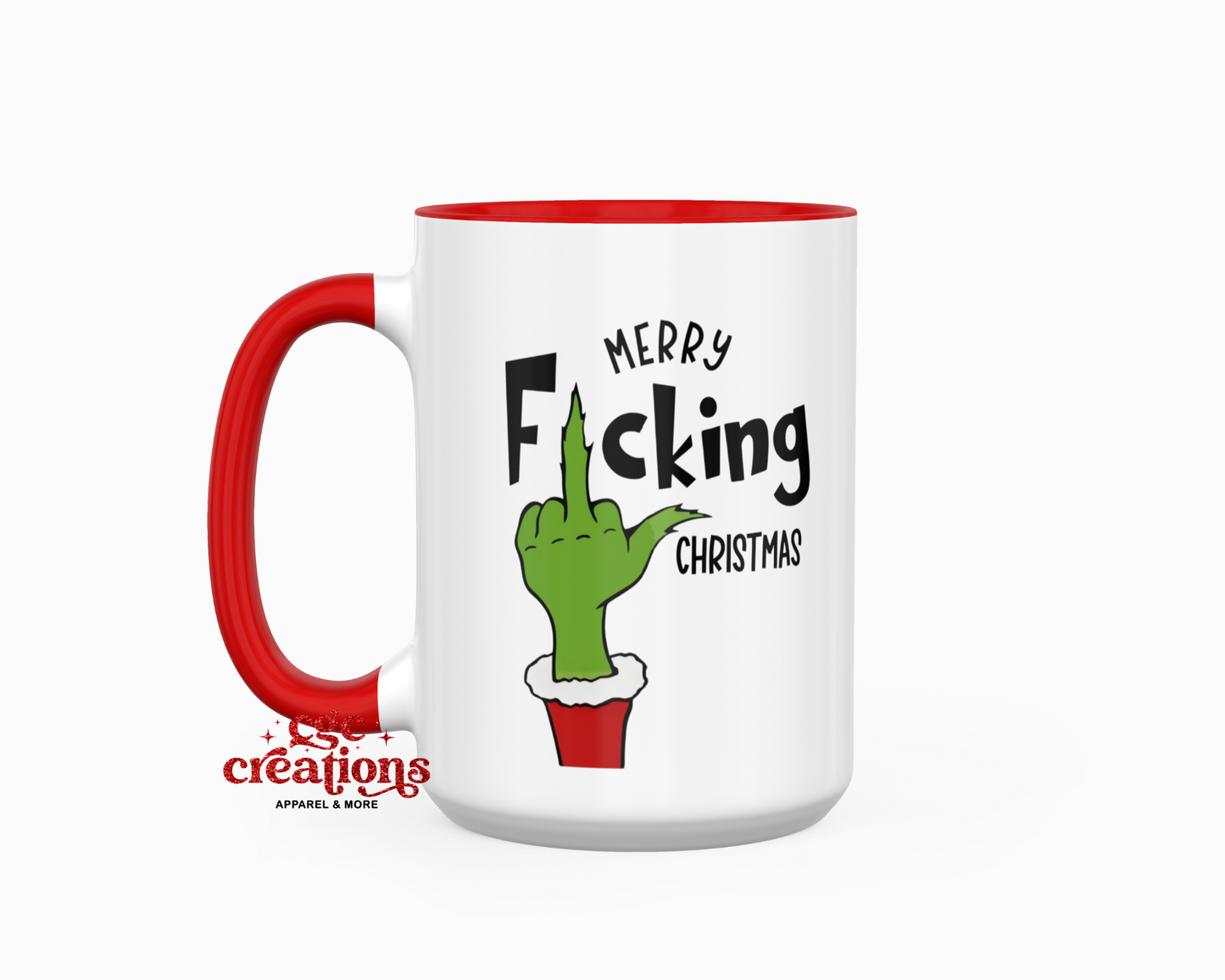 Merry Fucking Christmas 15oz Ceramic Coffee Mug