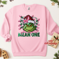 FAUX SEQUINS & STITCHING -Mean One Christmas Crewneck Sweatshirt