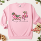 Merry Christmas Sleigh Crewneck Sweatshirt