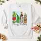Retro Merry Christmas Grump Crewneck Sweatshirt
