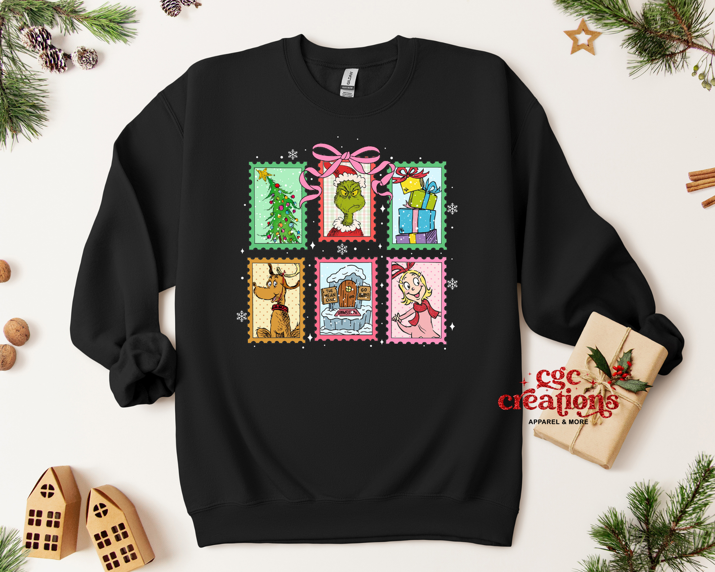 Grumpy Guy Postage Crewneck Sweatshirt