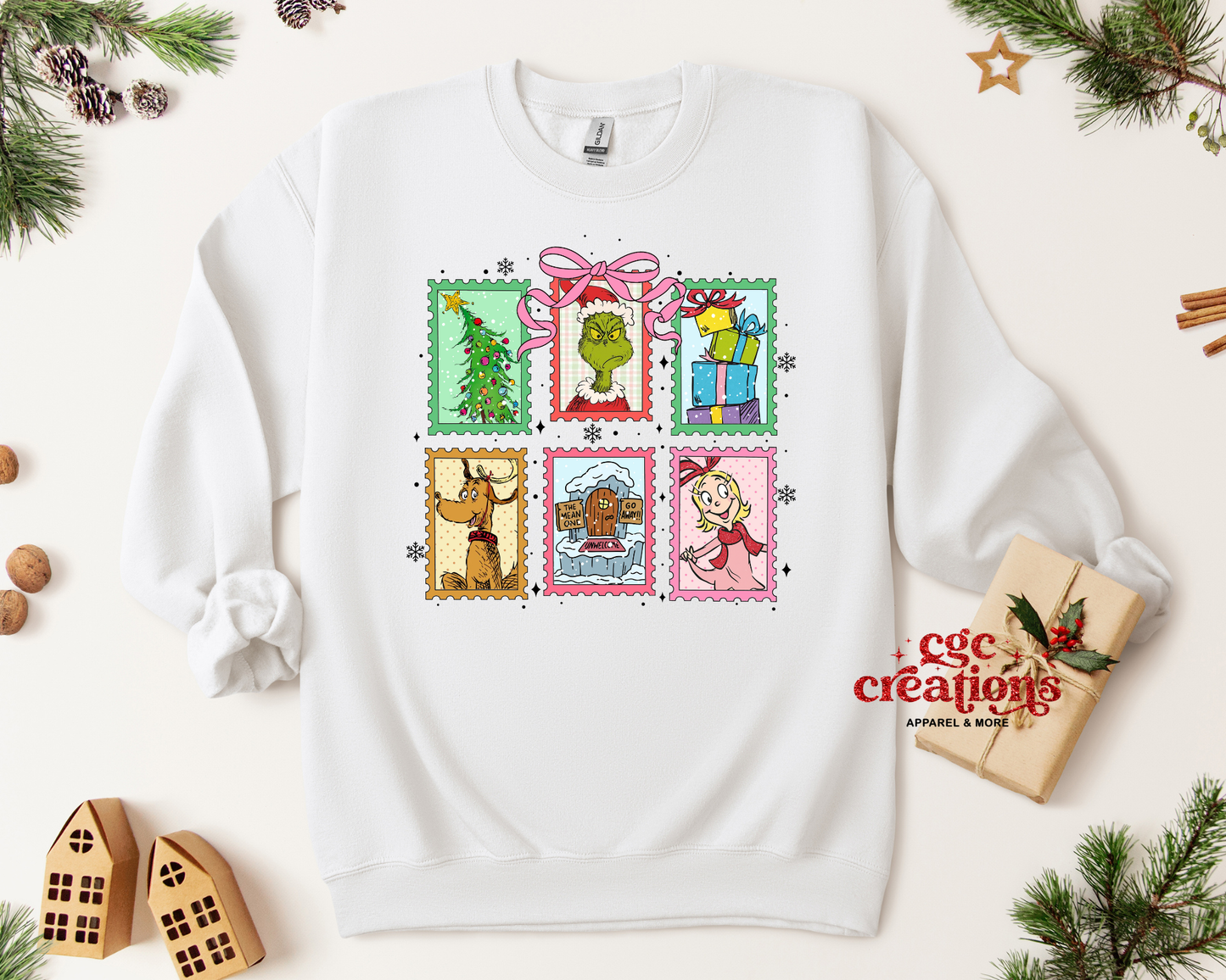 Grumpy Guy Postage Crewneck Sweatshirt