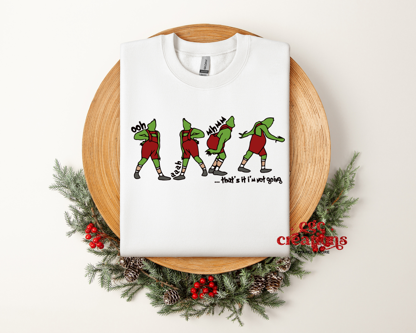 Not Going Crewneck Sweatshirt