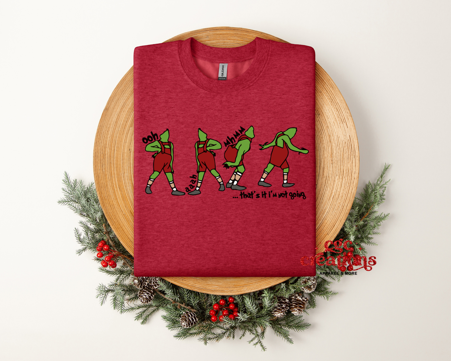 Not Going Crewneck Sweatshirt