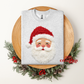 FAUX WOOL - Santa Christmas Crewneck Sweatshirt