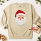 FAUX WOOL - Santa Christmas Crewneck Sweatshirt