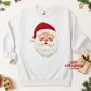 FAUX WOOL - Santa Christmas Crewneck Sweatshirt