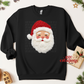 FAUX WOOL - Santa Christmas Crewneck Sweatshirt