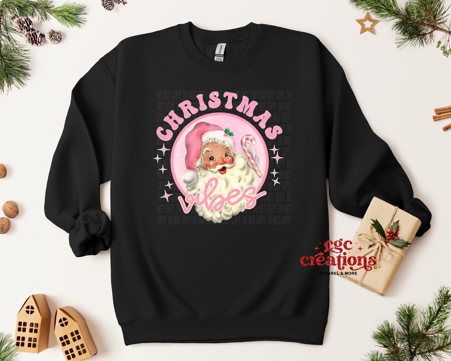 Santa Vibes Crewneck Sweatshirt