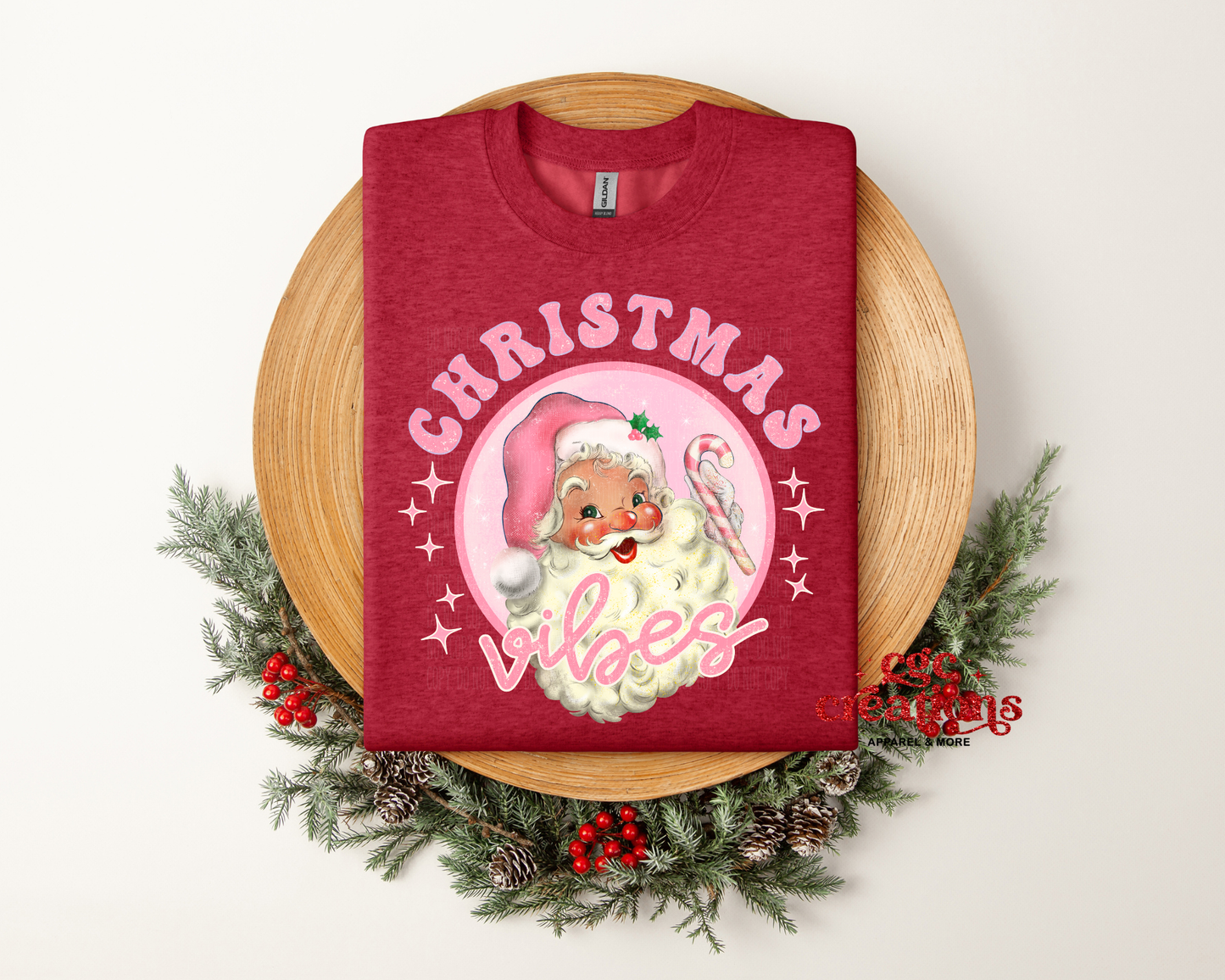Santa Vibes Crewneck Sweatshirt