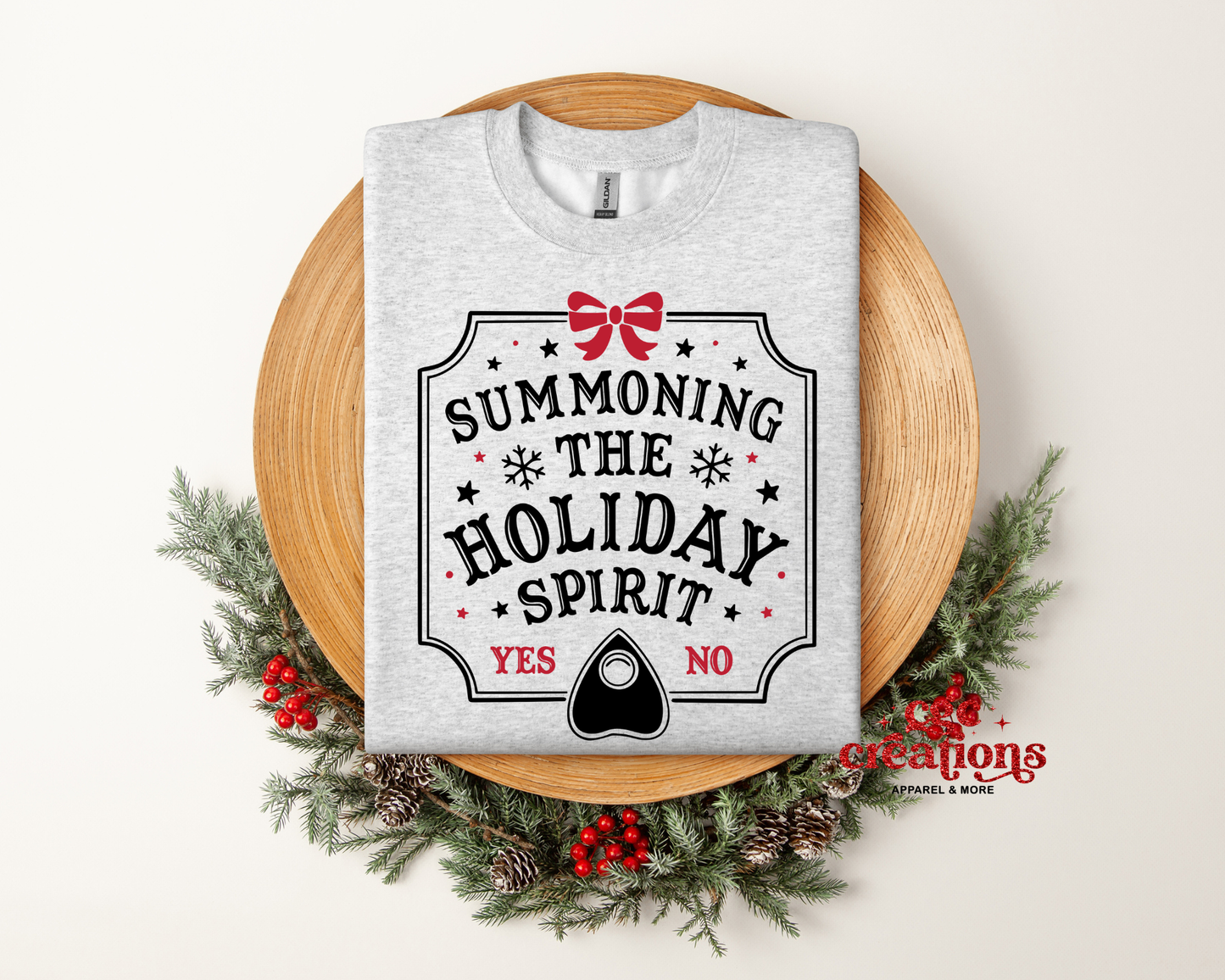 Summoning The Holiday Spirit Crewneck Sweatshirt