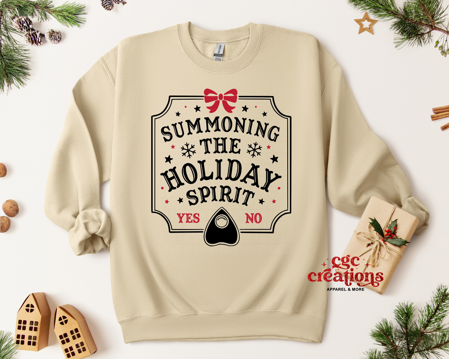 Summoning The Holiday Spirit Crewneck Sweatshirt