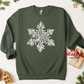Distressed Snowflake Crewneck Sweatshirt
