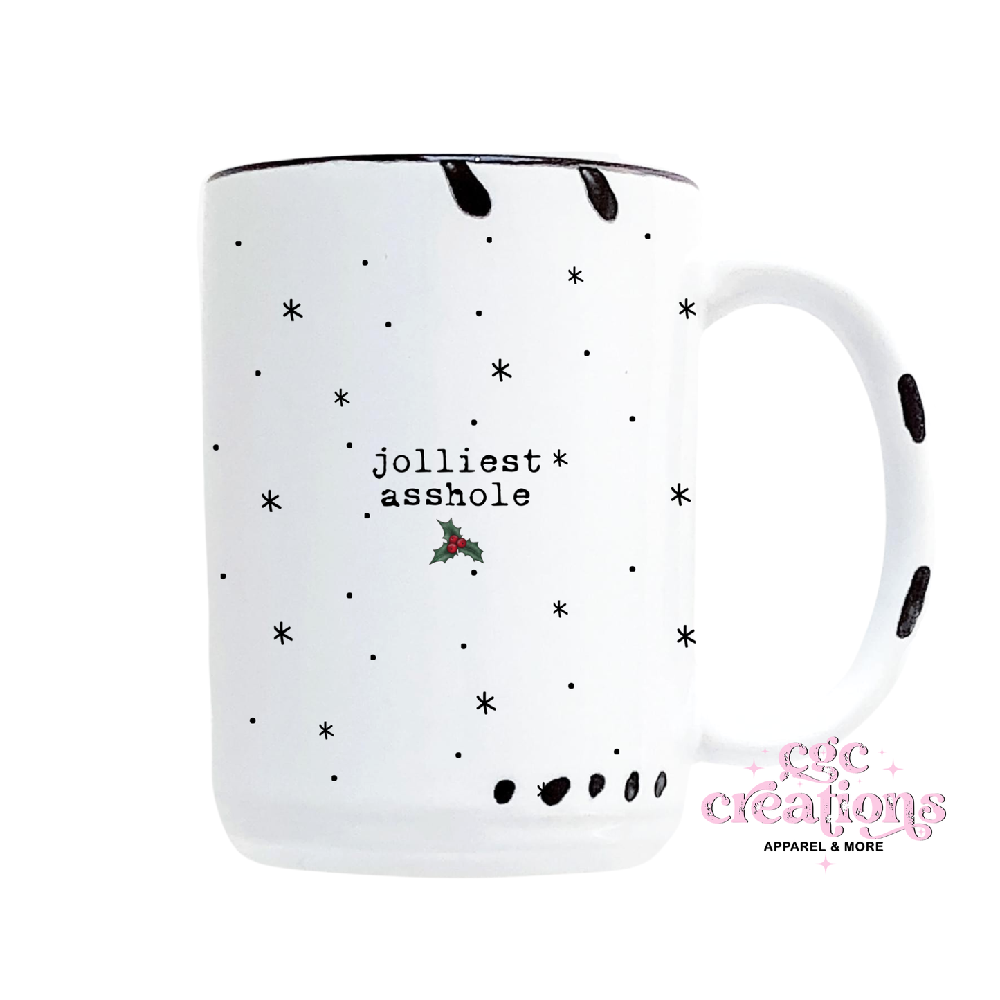 Jolliest Asshole 15oz Ceramic Coffee Mug