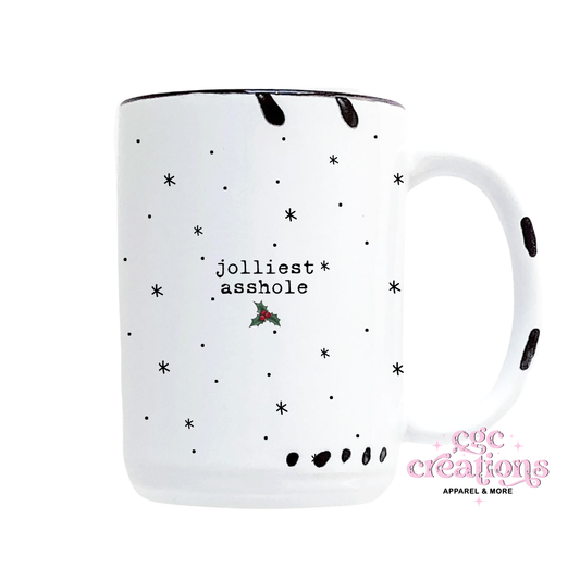 Jolliest Asshole 15oz Ceramic Coffee Mug