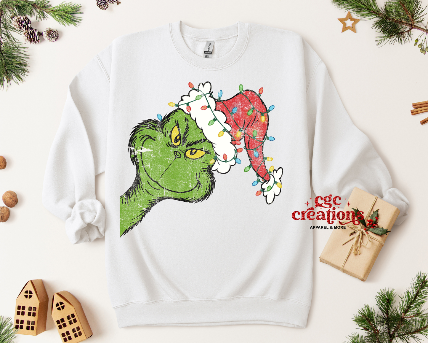 Peeking Mean One Crewneck Sweatshirt