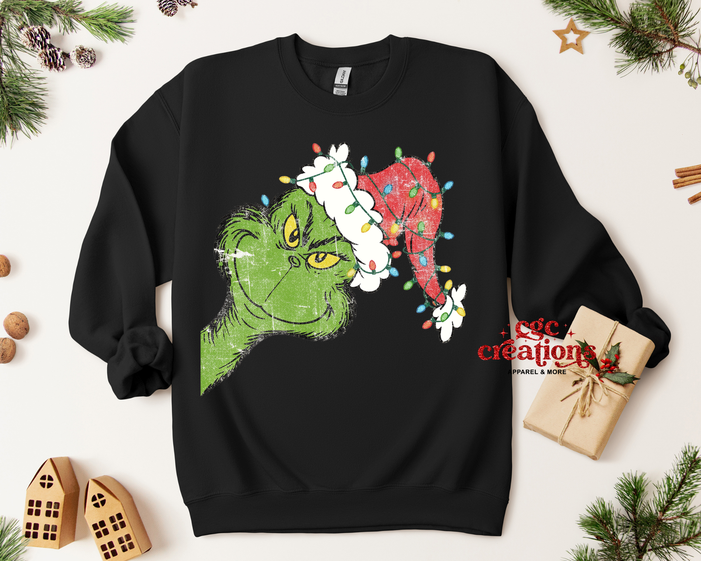 Peeking Mean One Crewneck Sweatshirt