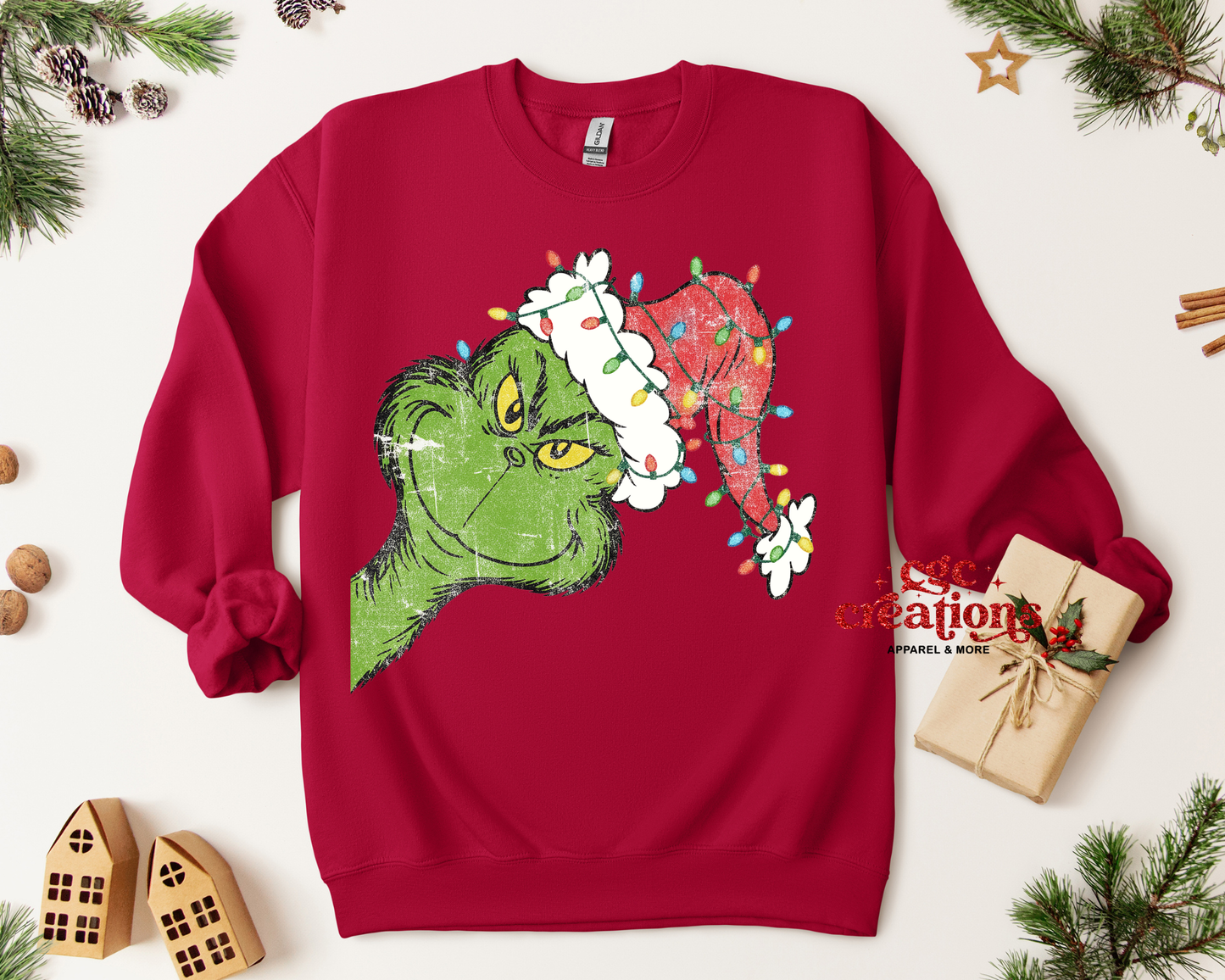 Peeking Mean One Crewneck Sweatshirt